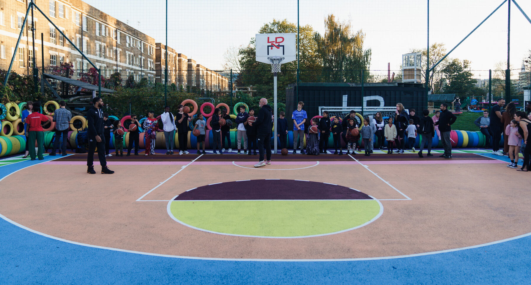 London Lions launch new community basketball court in Bethnal Green